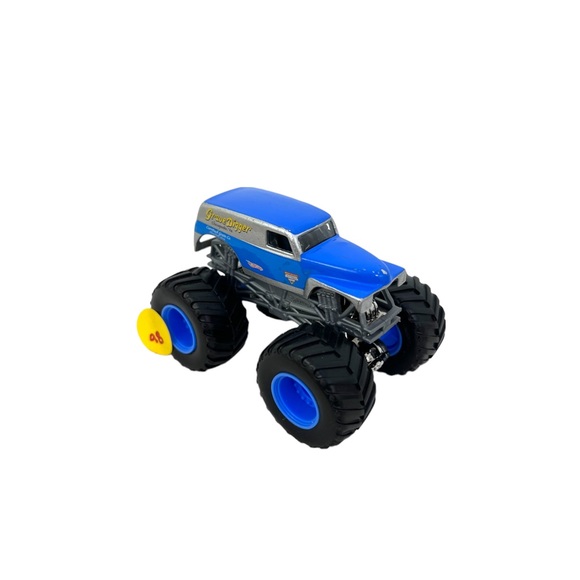 All Blue “Grave Digger” Hot Wheels Monster Jam Truck - Picture 1 of 3